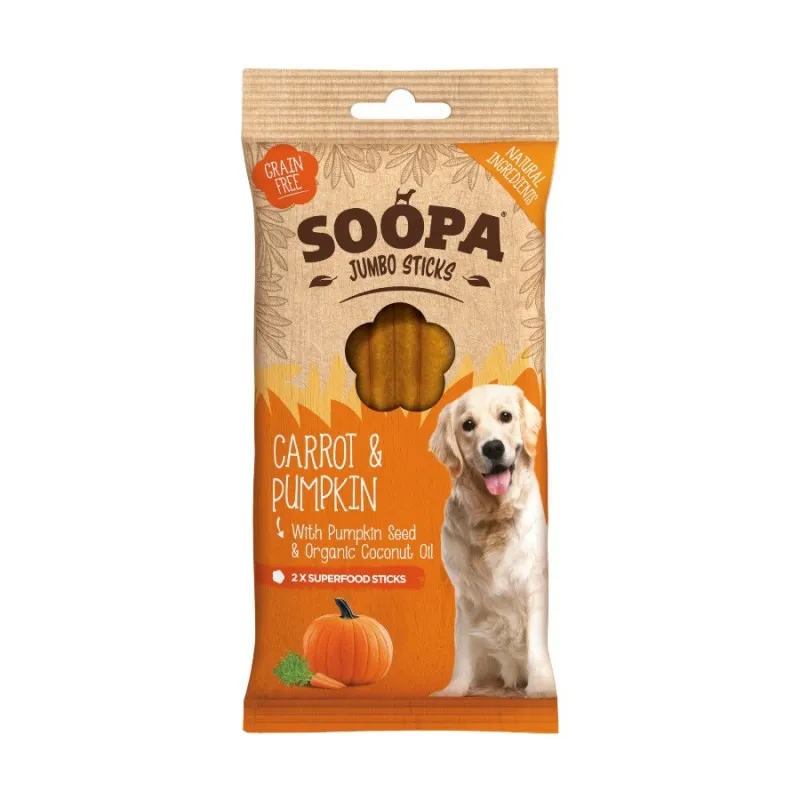 Soopa JUMBO Dentals DE ZANAHORIA Y CALABAZA 