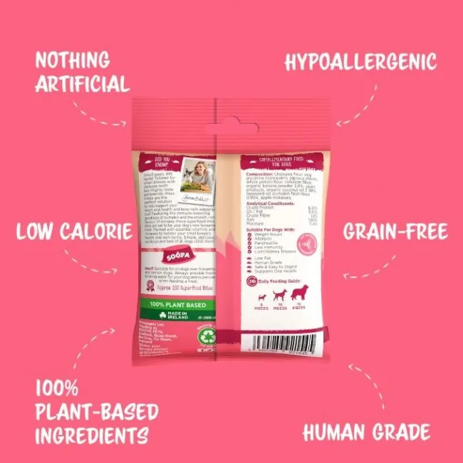 Soopa MINI Bites CACHORRO DE PLÁTANO Y CALABAZ