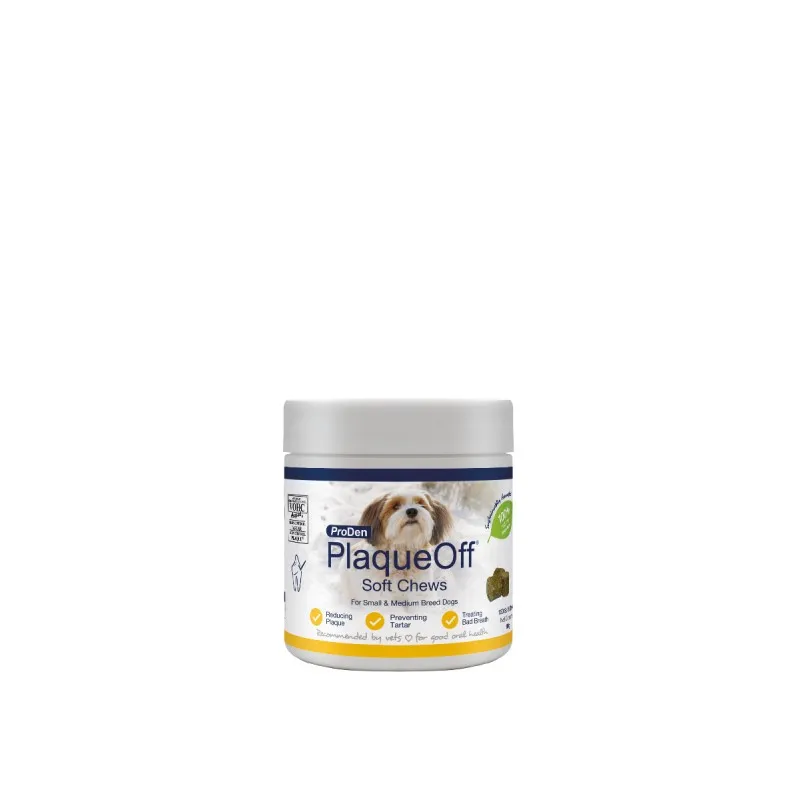ProDen PlaqueOff SOFT CHEWS para perros pequeños y medianos
